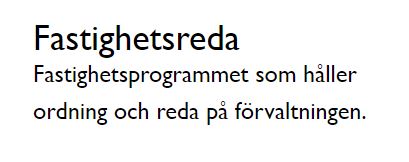 Fastighetsreda